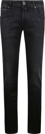 Jacob Cohen Nick Super Slim Jeans - Heren - Slim Fit Jeans - Zwart - W34 - Katoen - Jeans