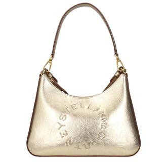 Stella McCartney Stella McCartney Hobo Umh&auml;ngetasche Damen Leder Gold/Blassgold