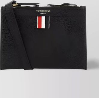 Thom Browne leather mini crossbody bag