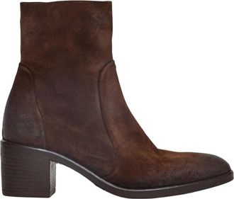 Strategia Schoenen, Dames, Bruin, 35 EU, Leer, Enkellaarsje