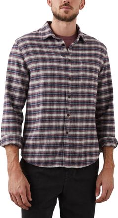Rails Forrest Long Sleeved Shirt In Dusk Berry Grey Melange