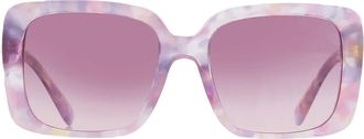 Coach Gradient Pink Purple Square Ladies Sunglasses HC8424U 58677W 54