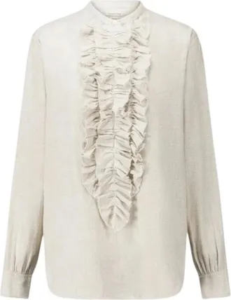 Laurence Bras Mujer, Blusas y Camisas, Beige, Talla: S