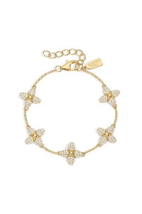 Electric Picks Showstopper Clover Bracelet in Gold at Nordstrom
