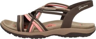 Skechers Reggae Slim - Simply Stretch Sandalen - Dames - Sandalen - Bruin - 38 EU - Schoenen