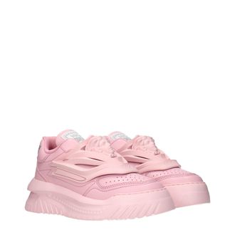 Versace Chunky Leather Sneaker - Pink