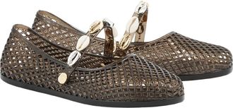 Ancient Greek Sandals Iro Shells Jelly Flat in Black at Nordstrom, Size 12Us