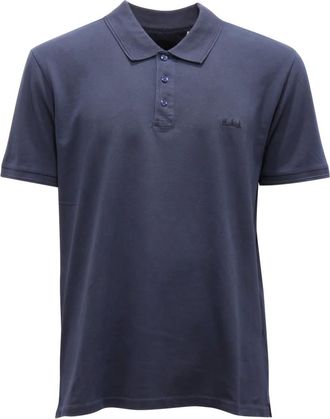 Woolrich Polo Shirts, male, Blue, Size: 2XL Mackinack Polo