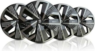 Goodyear Copri Cerchioni Goodyear Nagoya Nero/Grigio 15 4 Unit&agrave;