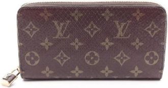 Louis Vuitton Pre-owned Zippy Wallet Monogram Long Wallet - Dames - Vintage Accessoires - Bruin - ONE Size - Leer - Vintage
