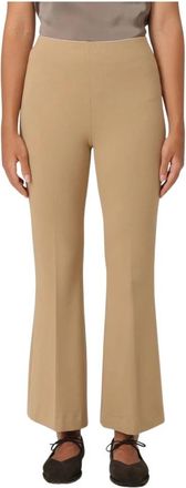 Liviana Conti Beige Broek voor Vrouwen - Dames - Wijde Broeken - Beige - 2XL - Broeken