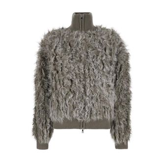 P.A.R.O.S.H. P.a.r.o.s.h., Dames, Jassen, Beige, Maat: S Wol