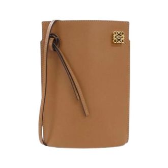 Loewe Pre-owned Cross Body Bags, female, Brown, Size: ONE SIZE Pre-owned Shoulder Bag