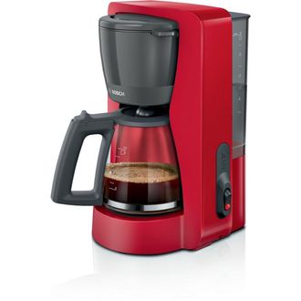 Bosch Cafetera De Filtro 15 Tazas 1200w Rojo/negro - Tka2m114