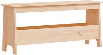 vidaXL Hall Bench 100x28x45 cm Solid Wood Pine Vidaxl