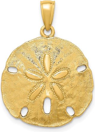 Diamond2Deal 10k Yellow Gold Polished S Dollar Charm