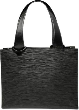 Louis Vuitton Pre-owned Tote Bags, female, Black, Size: ONE SIZE Pre-owned Leather Tote