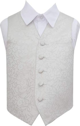 DQT New Swirl Ivory Boys Waistcoat - 13-14 Years: 34