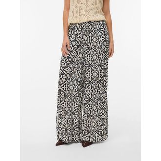 Vero Moda Wijde, bedrukte broek
