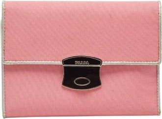 Prada Pre-owned Wallets, female, Pink, Size: ONE SIZE Pre-owned Vintage Wallet