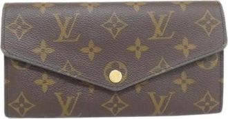 Louis Vuitton Pre-owned Wallets, female, Brown, Size: ONE SIZE Pre-owned Canvas Wallet