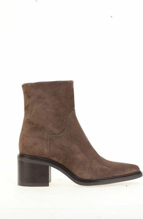 Mjus Halfhoge su&egrave;de laarzen met spitse neus