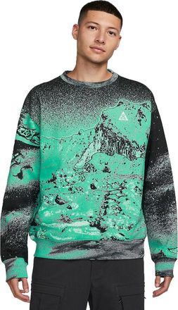 Nike x ACG Therma-FIT All-Over Print Fleece Crew Light Menta DQ5791-369