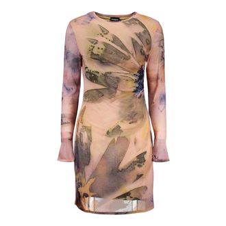 Desigual Korte Jurk met Patroon - Dames - Jurken - Roze - Maat: M