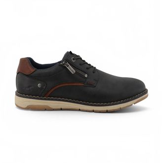 Mustang Jeans Mustang Donkergrijze Nepleer Vrijblijvende Outdoor Schoenen voor Mens - M0031004