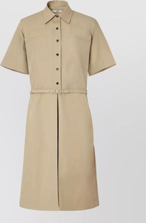 Fendi cotton shirt midi dress