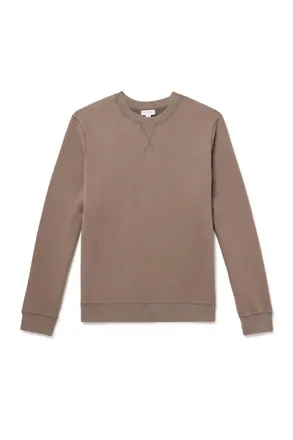 Sunspel Cotton-Jersey Sweatshirt