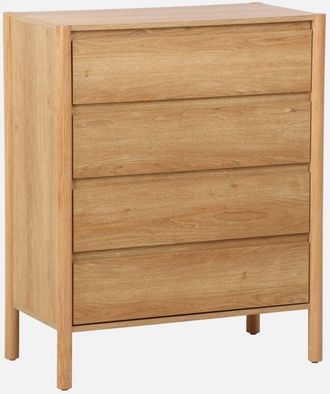 Sweeek Sweeek - Cassettiera decorativa in legno 4 cassetti