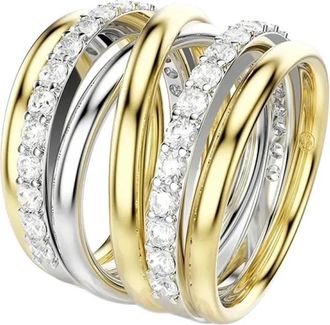 Swarovski Hyperbola Cocktail Ring - Dames - Ringen - Veelkleurig - 52 MM - Accessoires