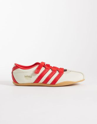 adidas Originals Tokyo - Scarpe Mary Jane bianche e rosse-Bianco