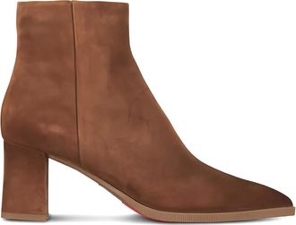 Santoni Stivali Estel a punta - Marrone