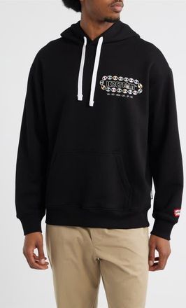 Icecream Chain Logo Cotton French Terry Hoodie in Black at Nordstrom, Size Xx-Large