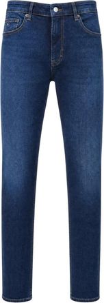 Tommy Jeans Jeans, Heren, Blauw, W31 L32, Katoen, Scanton Slim Jeans