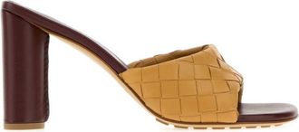 Bottega Veneta Brown Woven Mules