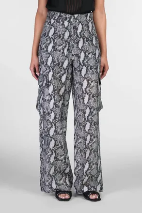 Iro Asona Trouser Pants In Silver