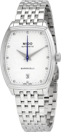 Mido Baroncelli Automatic Diamond White Dial Ladies Watch M041.307.11.016.00