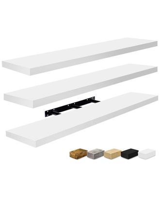 Sorbus Set Of 3 Extra-Large Floating Shelves