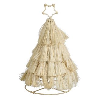 house of seasons &Aacute;rbol de navidad decorativo beige h44xb25xl25cm