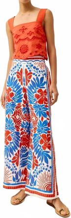 Marie Oliver Bennett Wide Leg Pants In Largo