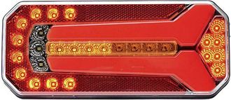 Was Fanale posteriore per rimorchio Cavi terminali Luce di direzione, Luce di stop, Retronebbia, Fanale posteriore post