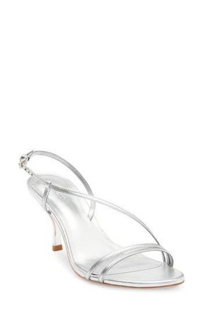 Reformation Petunia Sandal in Silver at Nordstrom Rack, Size 9.5