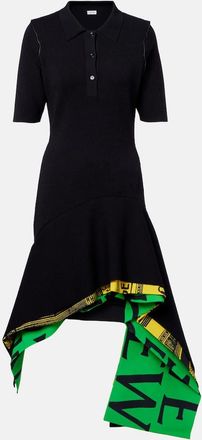 Loewe Vestido midi asim&eacute;trico