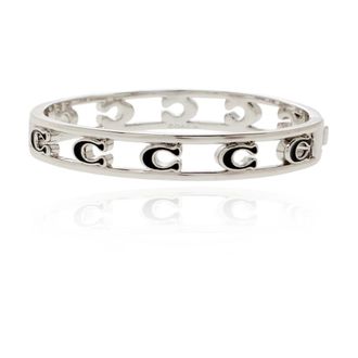 Coach Bracelets, female, Gray, Size: ONE SIZE Logo Bracelet