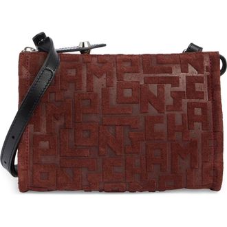 Longchamp Voyage Velvet Crossbody Bag in Brandy at Nordstrom Rack