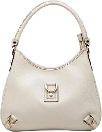 Gucci Pre-owned The Abbey Shoulder Bag - Dames - Vintage Schoudertas - Wit - ONE Size - Leer - Vintage
