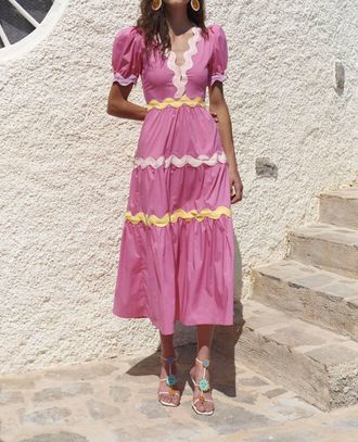 Celia B Piscis Dress In Pink